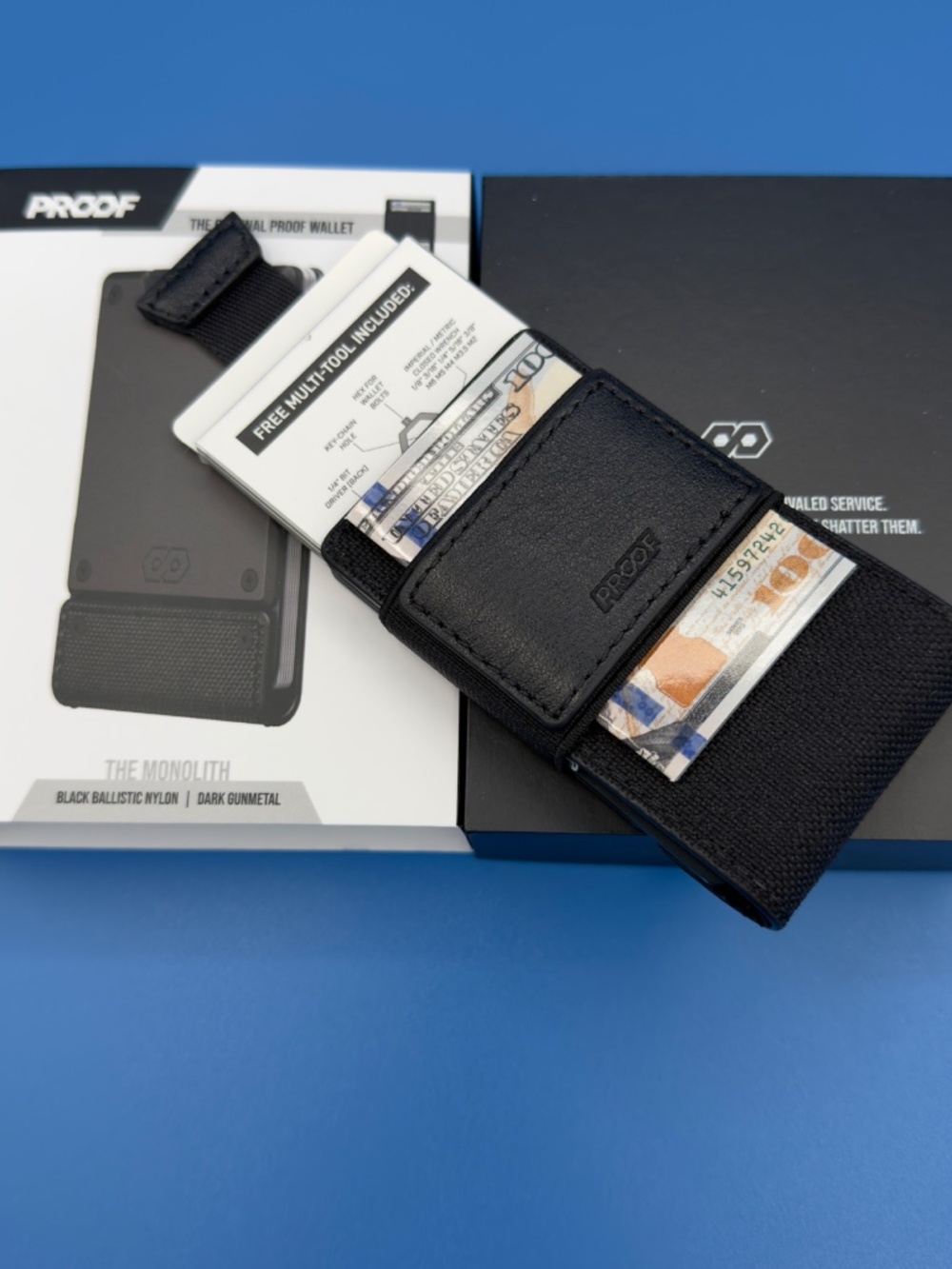 PROOF Wallet | The Monolith | Black - Picture 4 of 9